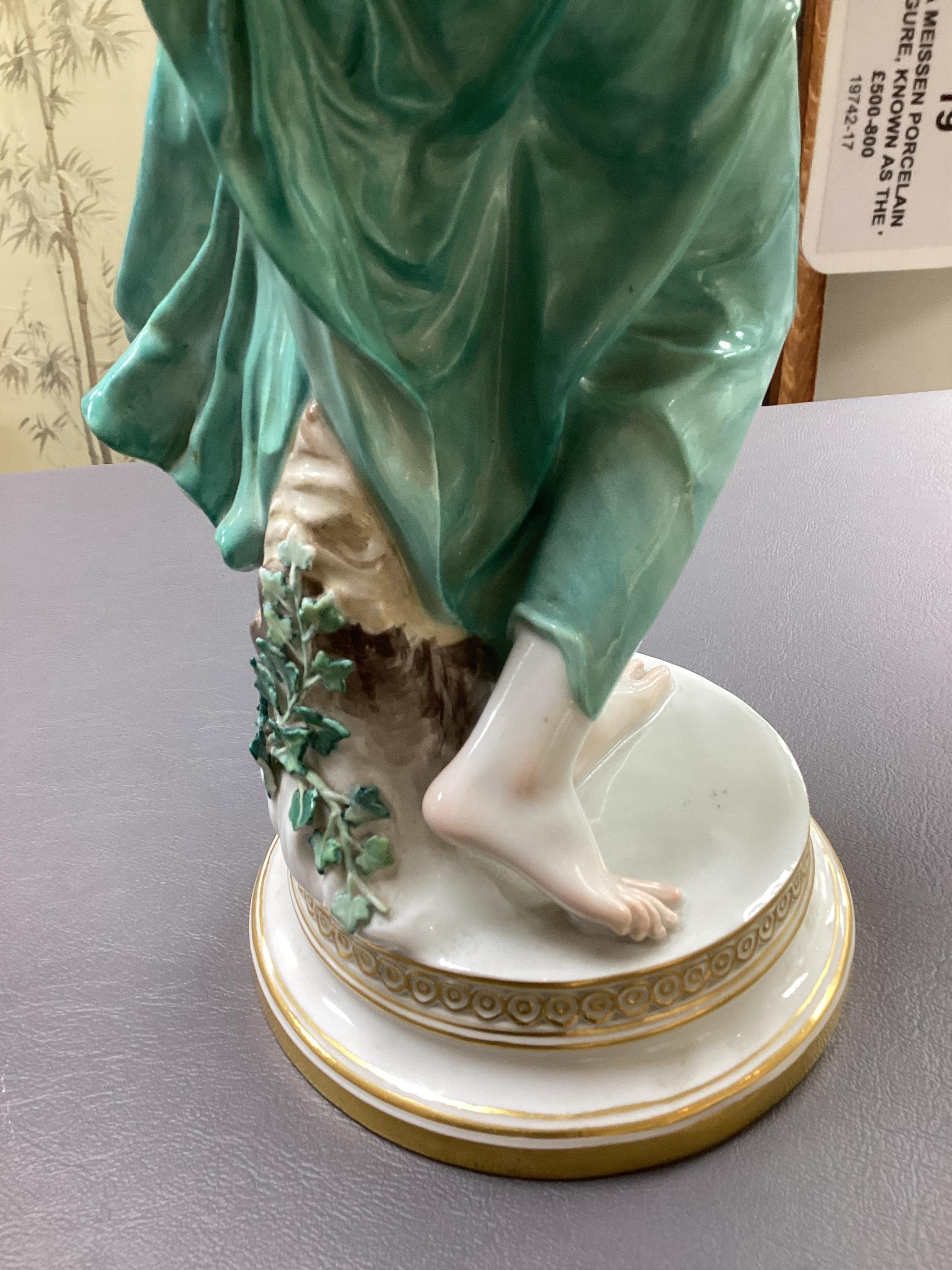 A Meissen porcelain figure, known as the 'Kugelspielerin', circa 1905, modelled by Walter Schott